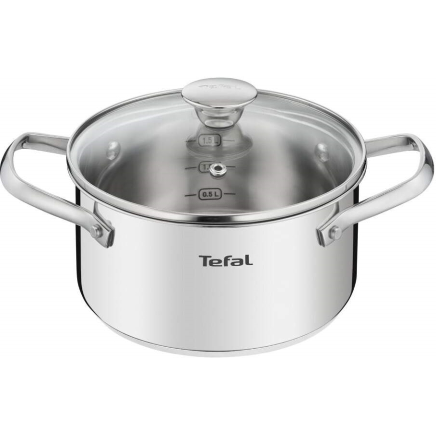 Tefal - Набір каструль 10 шт. COOK EAT нержавіюча сталь