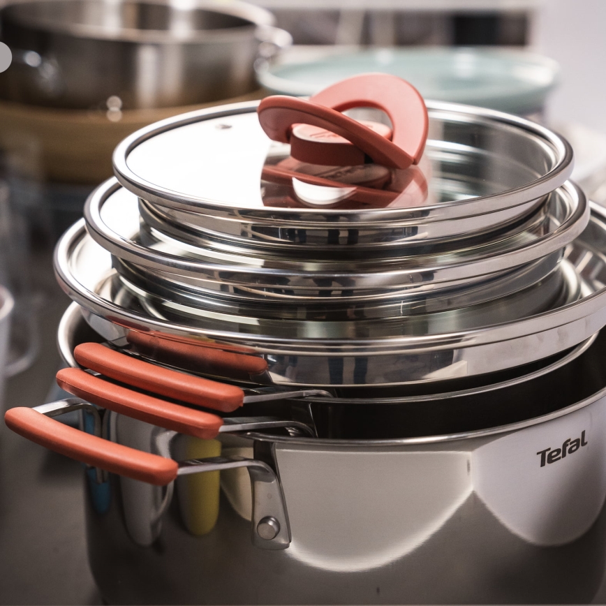 Tefal - Набір каструль 6 шт. OPTI'SPACE