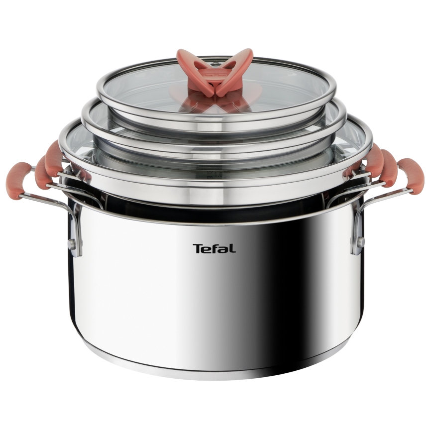 Tefal - Набір каструль 6 шт. OPTI'SPACE