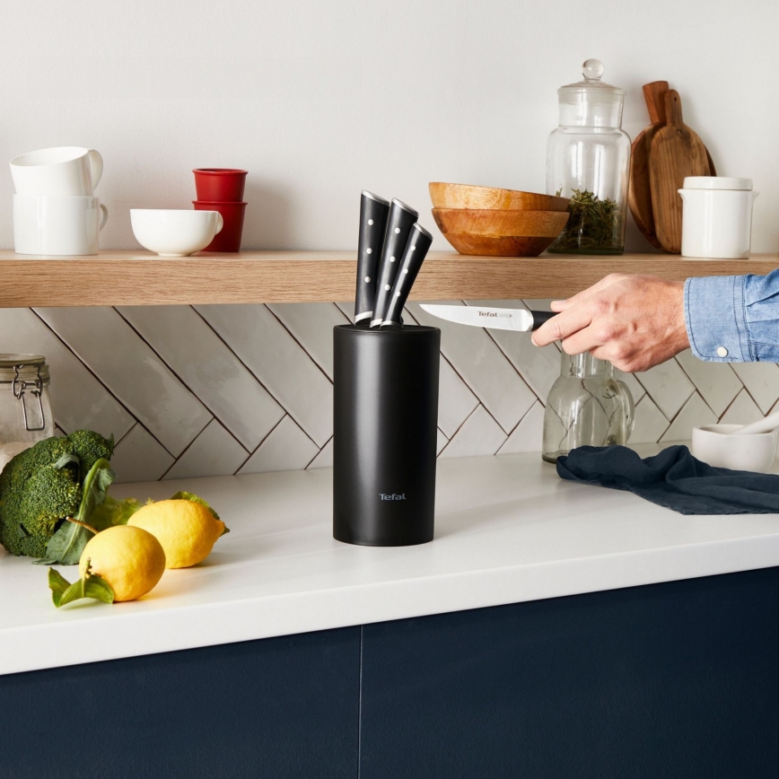 Tefal - Набір кухонних ножів ICE FORCE зі підставкою, 4 шт.