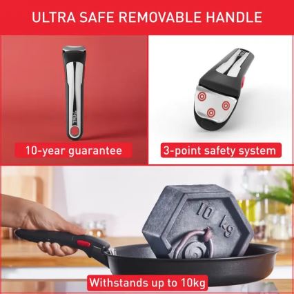 Tefal - Набір кухонного посуду, 13 предметів INGENIO PREFERENCE ON, з нержавіючої сталі