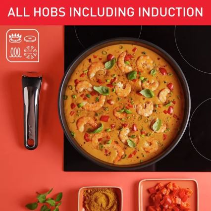 Tefal - Набір кухонного посуду, 13 предметів INGENIO PREFERENCE ON, з нержавіючої сталі