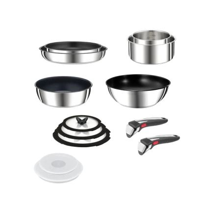 Tefal - Набір кухонного посуду, 13 предметів INGENIO PREFERENCE ON, з нержавіючої сталі