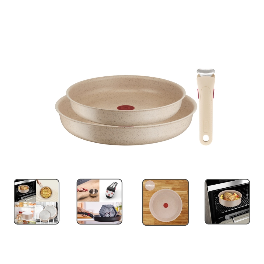 Tefal - Набор из 3 сковород INGENIO DELIGHT