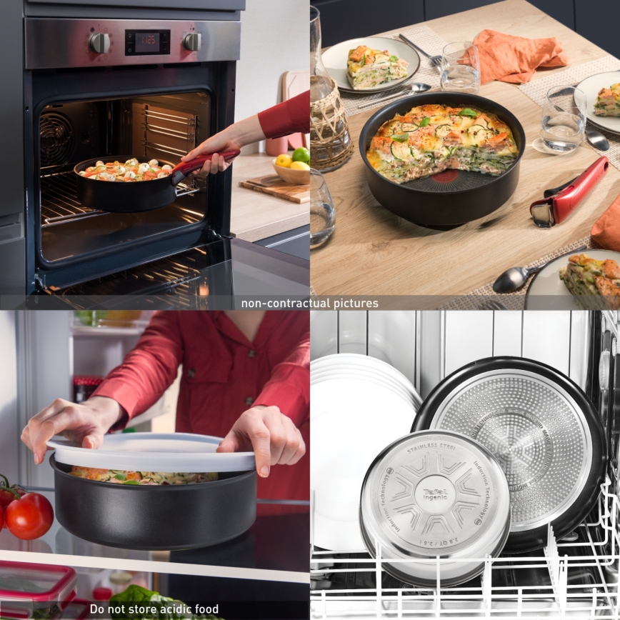 Tefal - Набор из 3 сковород INGENIO INTENS' CERAM