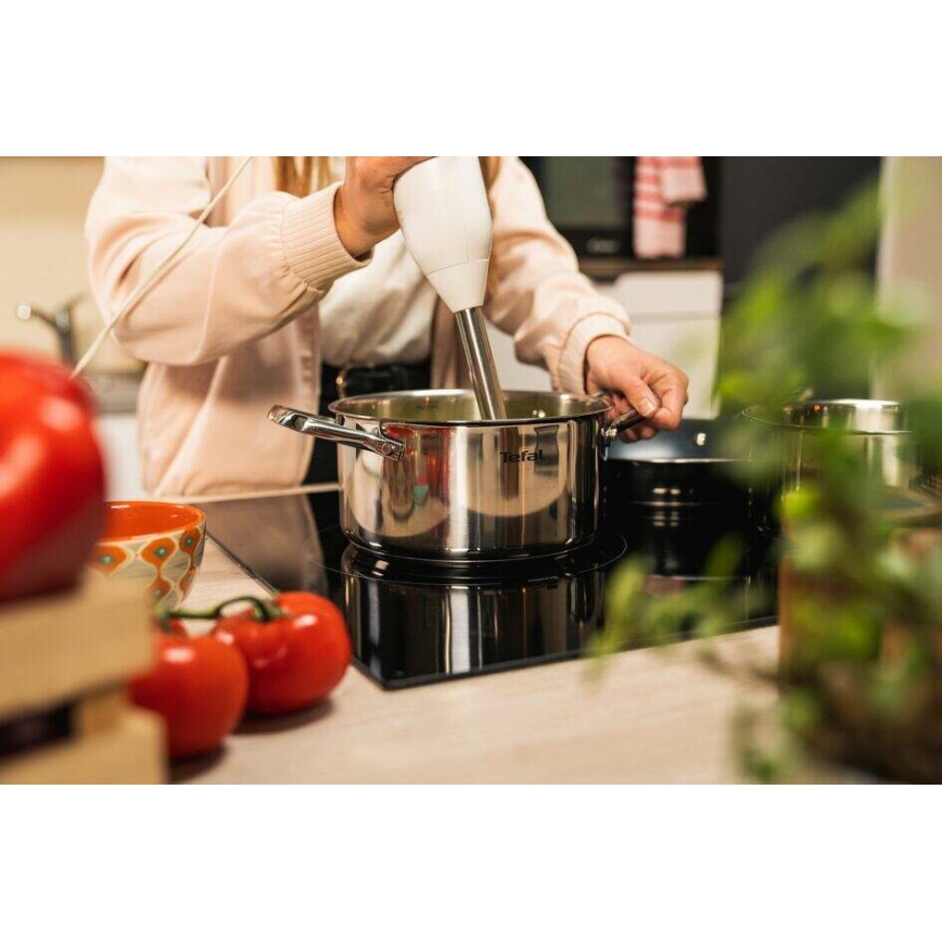 Tefal - Набор посуды 10 шт. COOK EAT нержавеющая сталь