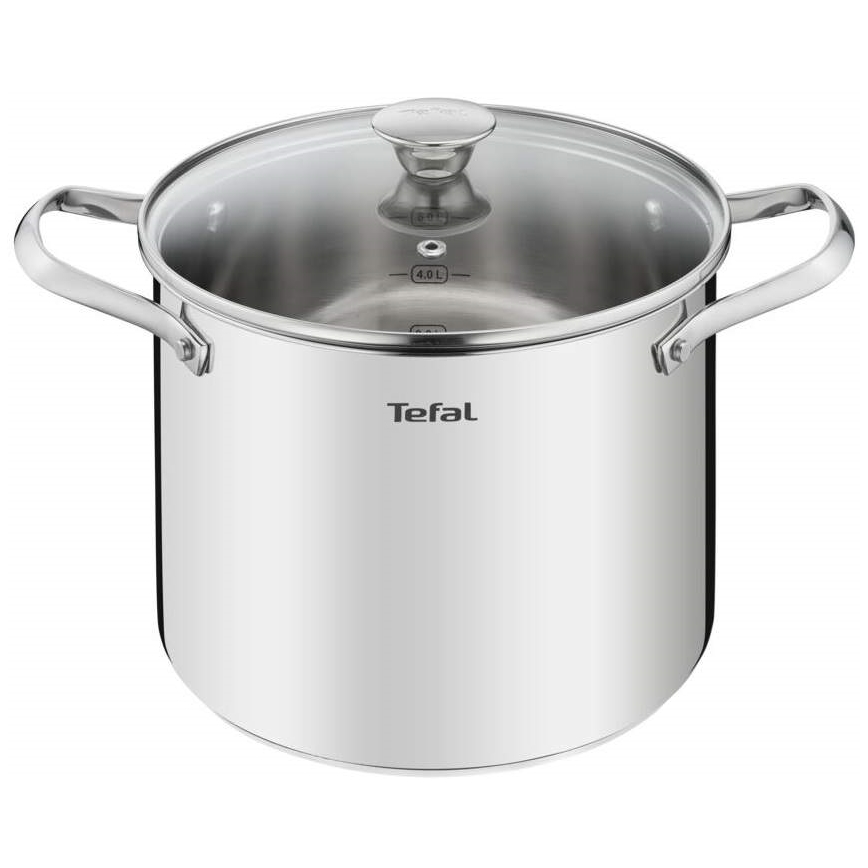 Tefal - Набор посуды 10 шт. COOK EAT нержавеющая сталь
