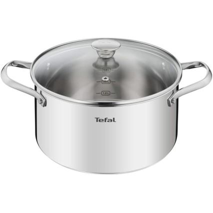 Tefal - Набор посуды 10 шт. COOK EAT нержавеющая сталь