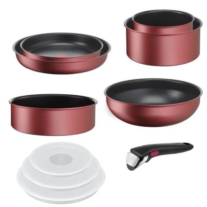 Tefal - Набор посуды 10 шт. INGENIO DAILY CHEF медный