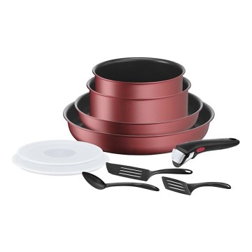 Tefal - Набор посуды 10 шт. INGENIO DAILY CHEF медный