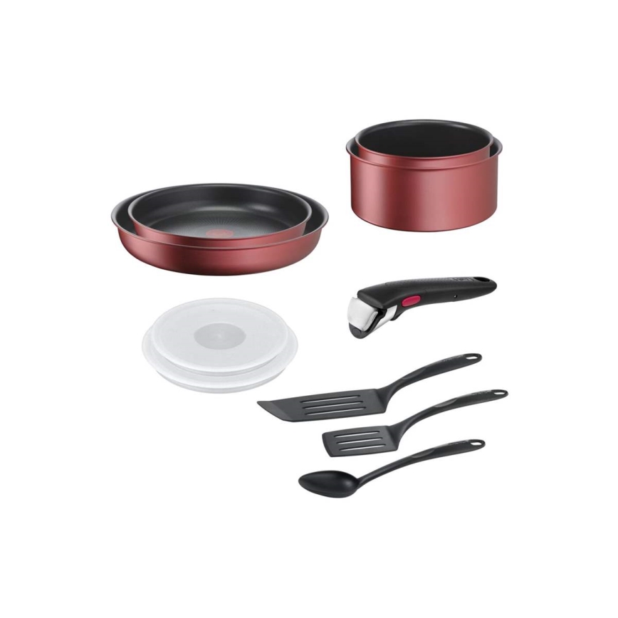 Tefal - Набор посуды 10 шт. INGENIO DAILY CHEF медный