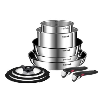 Tefal - Набор посуды 10 шт. INGENIO EMOTION нержавеющая сталь