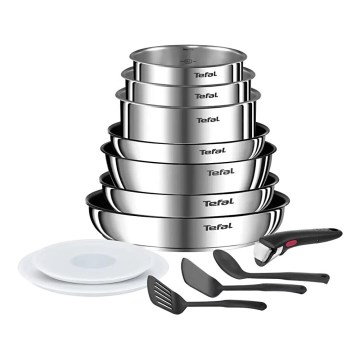 Tefal - Набор посуды 13 шт. INGENIO EMOTION нержавеющая сталь
