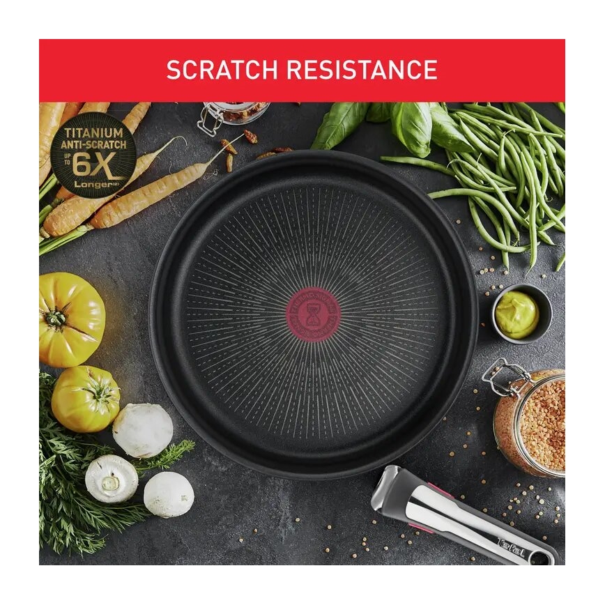 Tefal - Набор посуды 13 шт. INGENIO PREFERENCE ON нержавеющая сталь