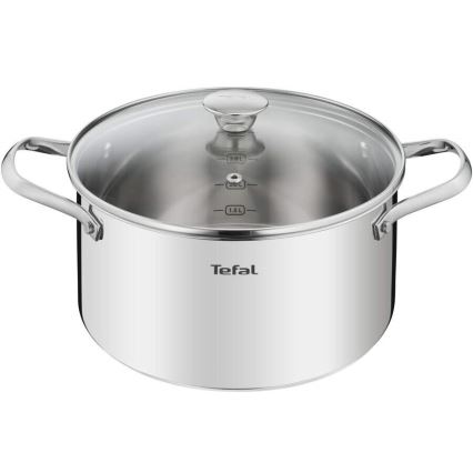 Tefal - Набор посуды 7 шт. COOK EAT нержавеющая сталь