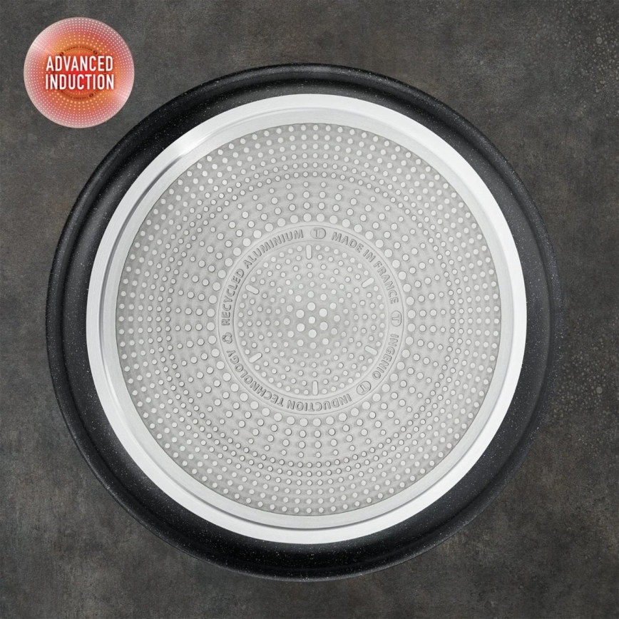 Tefal - Набор посуды 8 шт. INGENIO BLACK STONE
