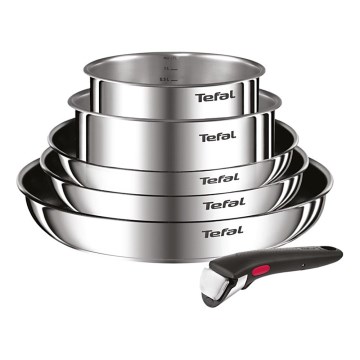 Tefal - Набор посуды INGENIO COOK, 6 предметов, из нержавеющей стали