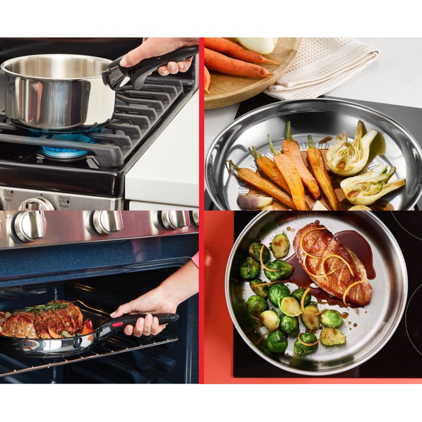 Tefal - Набор посуды INGENIO COOK, 6 предметов, из нержавеющей стали