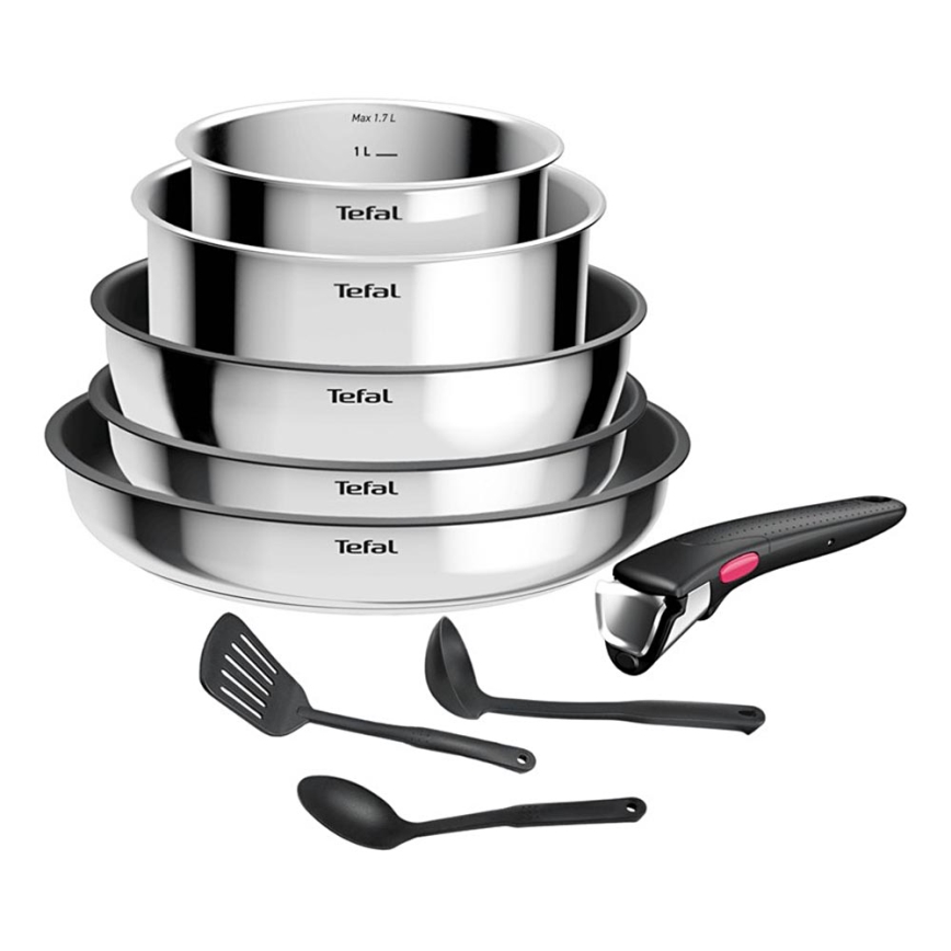Tefal - Набор посуды INGENIO COOK, 9 предметов, из нержавеющей стали