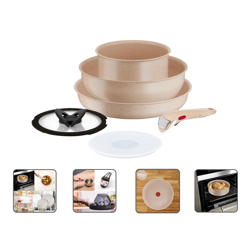 Tefal - Набор посуды из 6 предметов INGENIO DELIGHT
