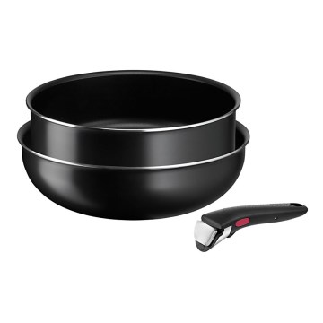 Tefal - Набор сковородок 3 шт. INGENIO EASY COOK&CLEAN BLACK