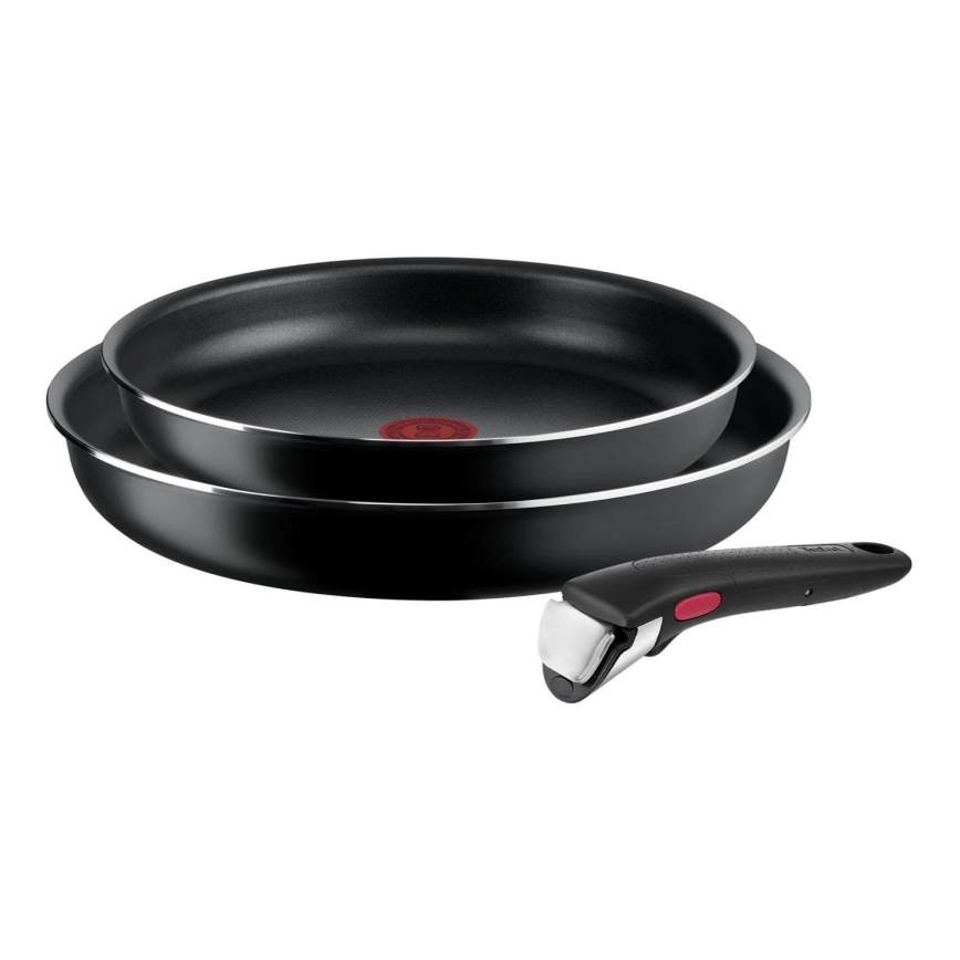 Tefal - Набор сковородок 3 шт. INGENIO EASY COOK&CLEAN BLACK