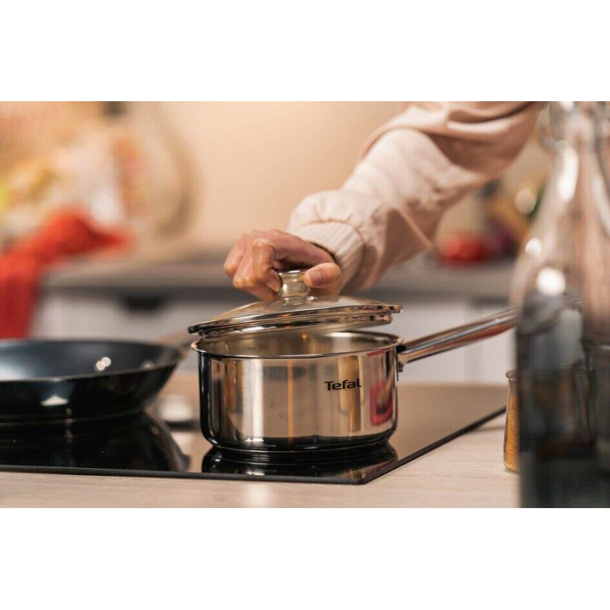 Tefal - Набор кастрюль 10 шт. COOK EAT нержавеющая сталь