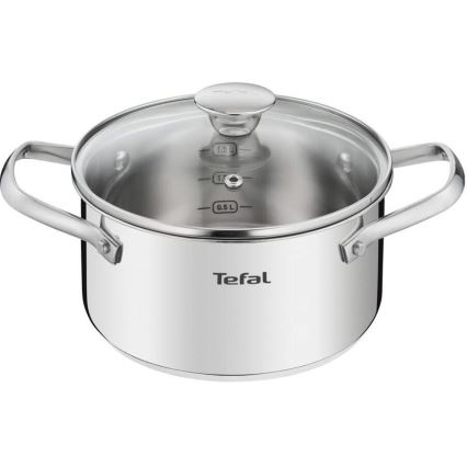 Tefal - Набор кастрюль 10 шт. COOK EAT нержавеющая сталь