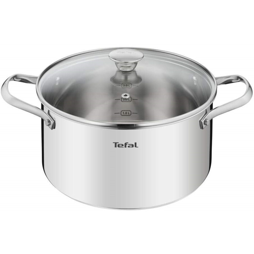 Tefal - Набор кастрюль 10 шт. COOK EAT нержавеющая сталь