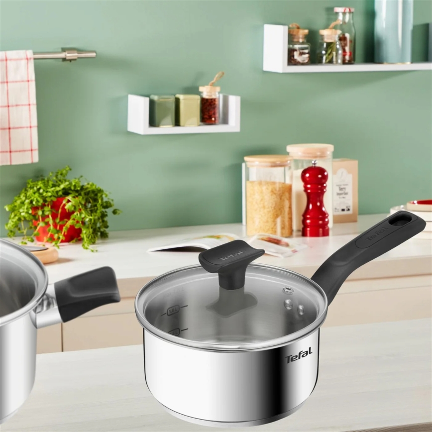 Tefal - Набор кастрюль DELICIOUS нержавеющая сталь