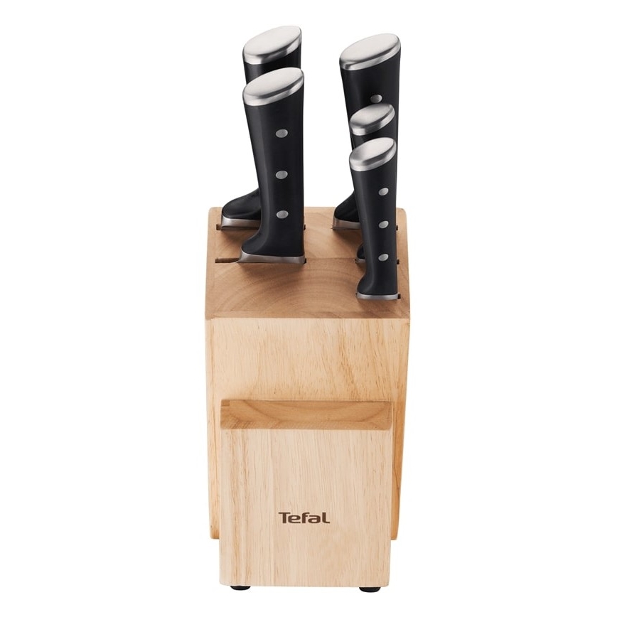 Tefal - Набор кухонных ножей с подставкой ICE FORCE 6 шт.