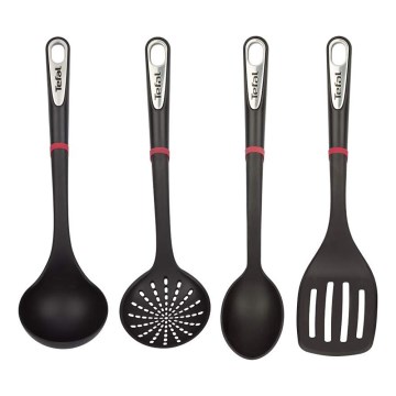 Tefal - Набор кухонных принадлежностей 4 шт. INGENIO черный