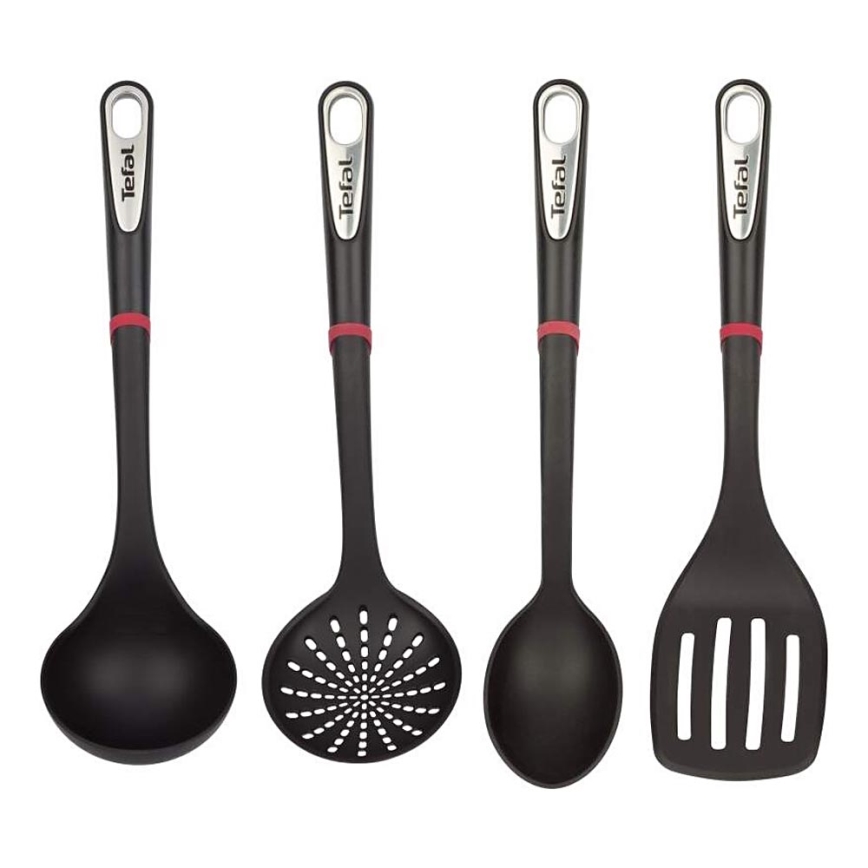 Tefal - Набор кухонных принадлежностей 4 шт. INGENIO черный