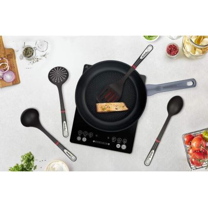 Tefal - Набор кухонных принадлежностей 4 шт. INGENIO черный