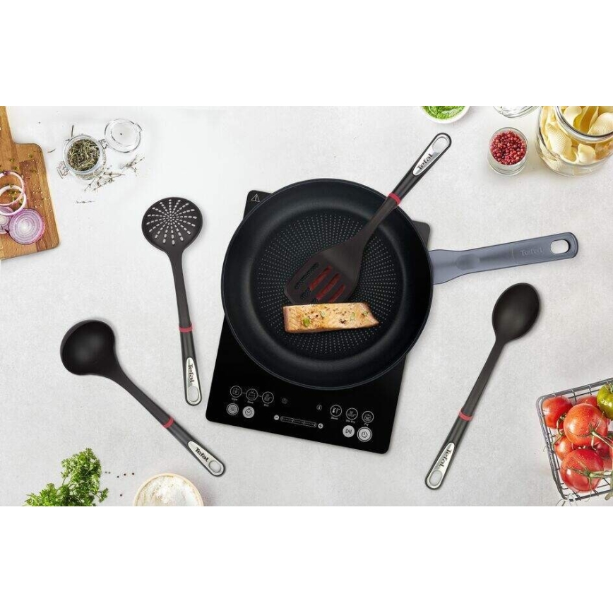 Tefal - Набор кухонных принадлежностей 4 шт. INGENIO черный