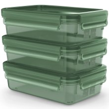 Tefal - НАБОР 3x Пищевой контейнер 0,8 л MASTER SEAL ECO зеленый