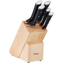 Tefal - Набор кухонных ножей с подставкой ICE FORCE 6 шт.