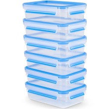 Tefal - НАБІР 6x Харчовий контейнер 0,8 л MASTER SEAL FRESH синій