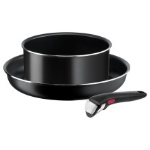 Tefal - Набір столового посуду 3 шт. INGENIO EASY COOK & CLEAN BLACK