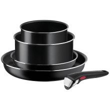 Tefal - Набір столового посуду 5 шт. INGENIO EASY COOK & CLEAN BLACK