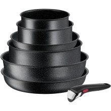 Tefal - Набір столового посуду 7 шт. INGENIO BLACK STONE