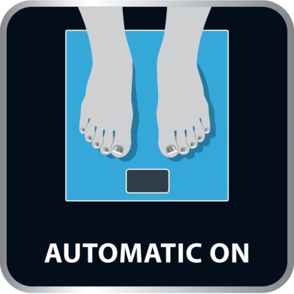 Tefal - Напольные весы PREMISS 1xCR2032 черный