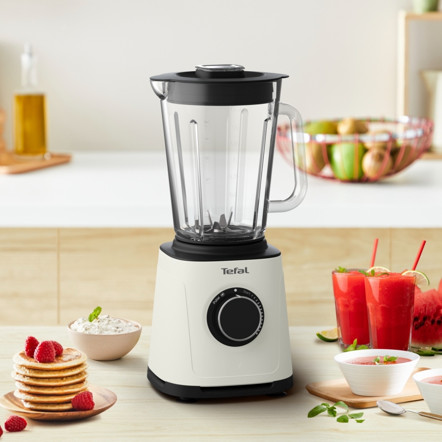 Tefal - Настільний блендер 2 л PERFECTMIX ESSENTIAL 1200W/230V білий