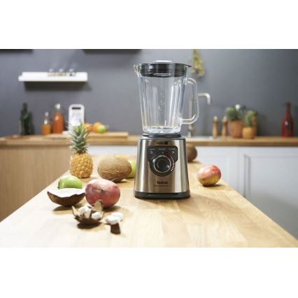 Tefal - Настольный блендер 2 л PERFECTMIX+ 1200W/230V матовый хром/черный