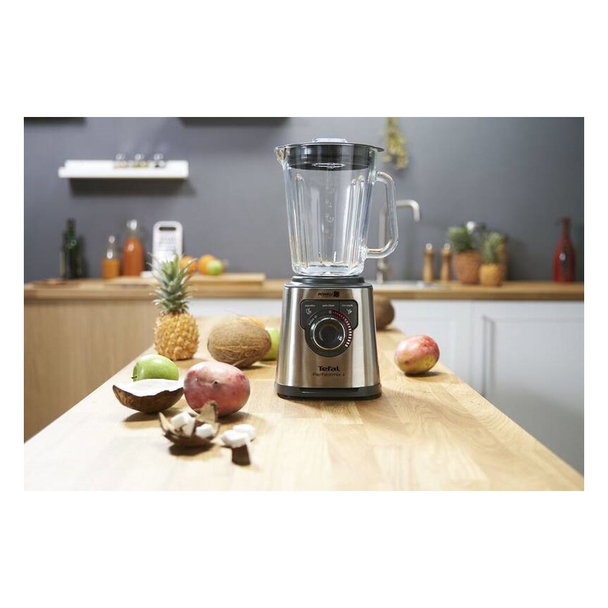 Tefal - Настольный блендер 2 л PERFECTMIX+ 1200W/230V матовый хром/черный