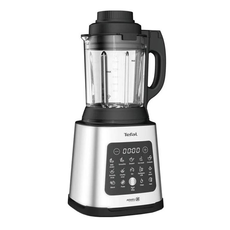 Tefal - Настольный блендер 2 л PERFECTMIX+ 1400W/230V матовый хром