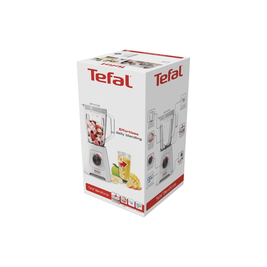 Tefal - Настольный блендер BLENDFORCE 600W/230V белый
