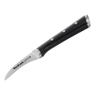 Tefal - Нержавеющий вырезной нож ICE FORCE 7 см, блестящий хром/черный