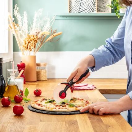 Tefal - Ніж для піци INGENIO нержавіюча сталь/чорний