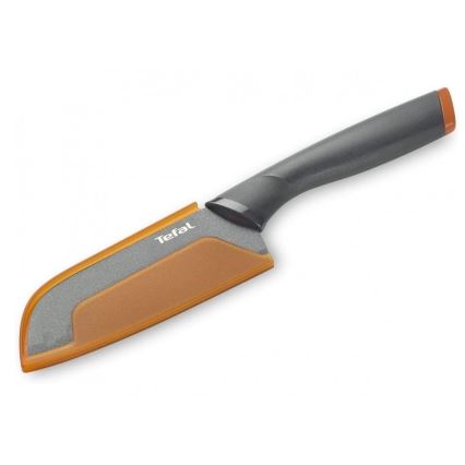 Tefal - Ніж з нержавіючої сталі santoku FRESH KITCHEN 12 см сірий/помаранчевий